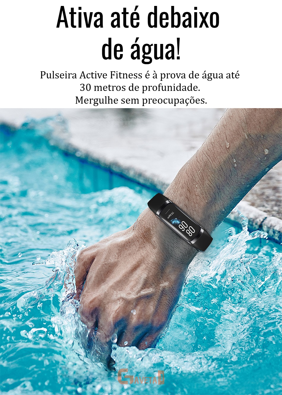 Pulseira Inteligente Active Fitness