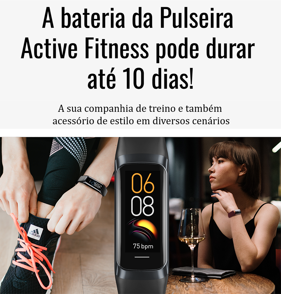 Pulseira Inteligente Active Fitness