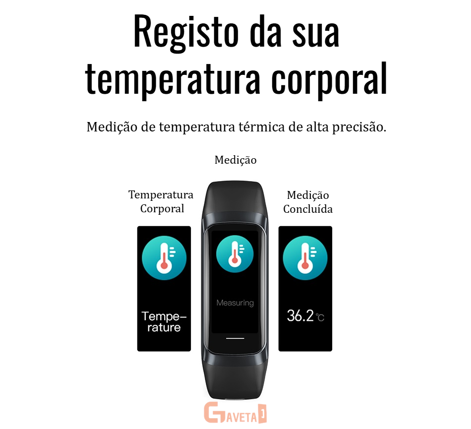 Pulseira Inteligente Active Fitness