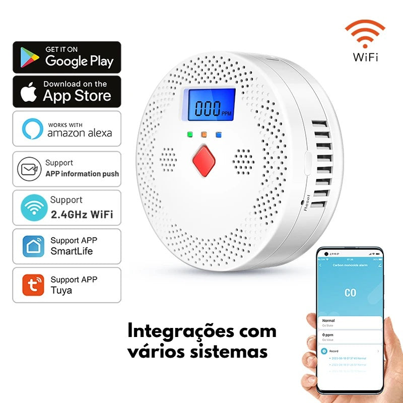 Alarme Detetor de Fumo WiSafe