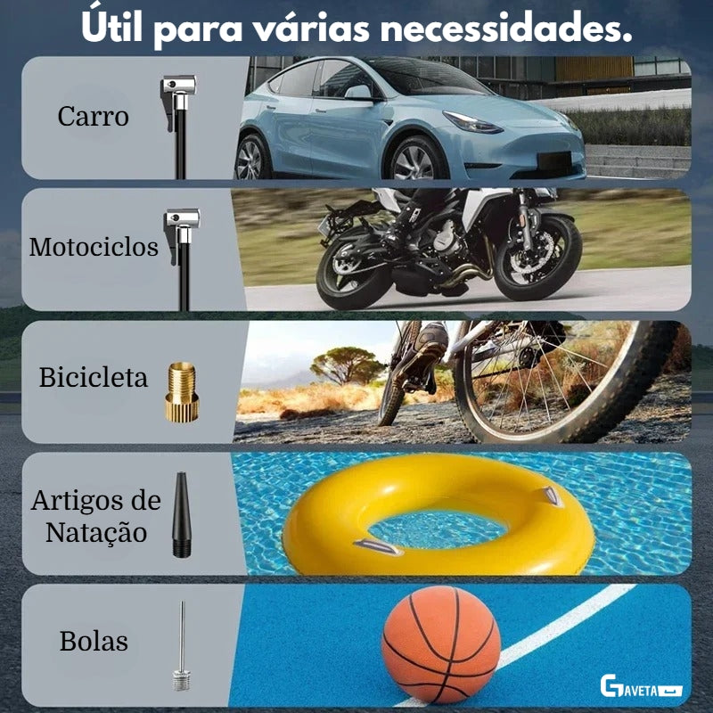Bomba de Ar - Mini Compressor AirBoost