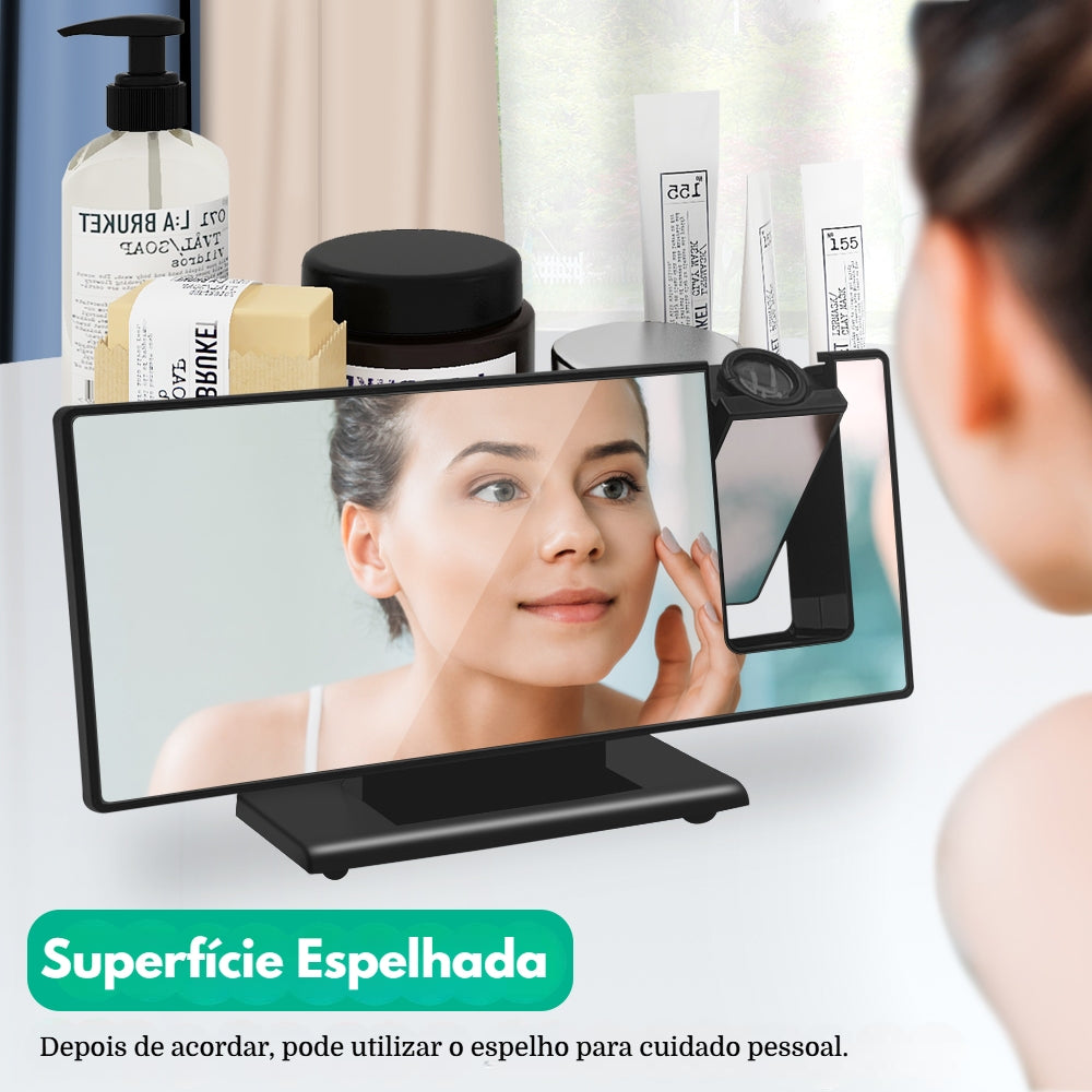 Despertador Digital LED - USB com Projeção 180°