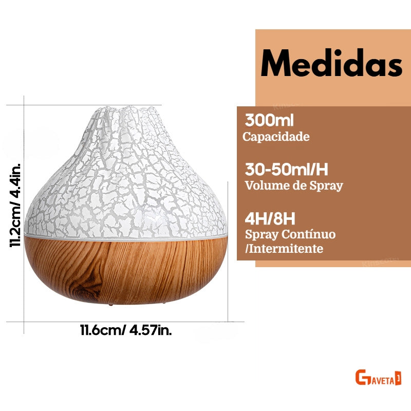 Humidificador de aire Volcano - Purificador de aire USB