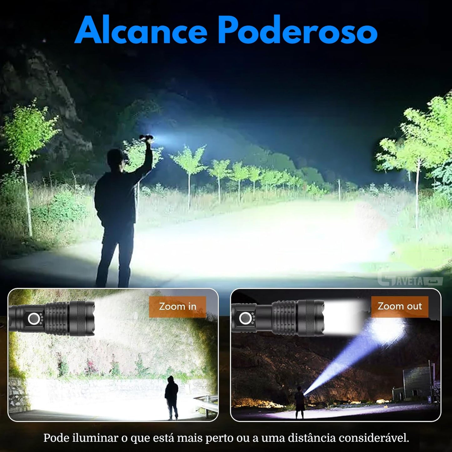 Lanterna de Alta Potência Max Blaze