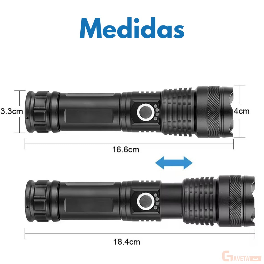 Lanterna de Alta Potência Max Blaze