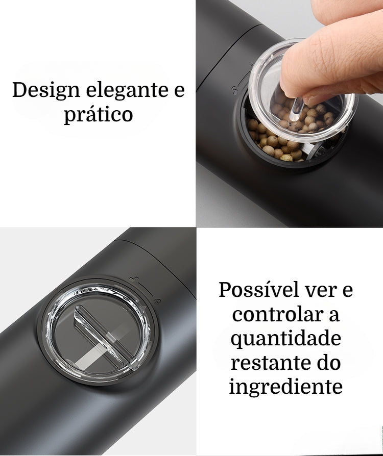 Moedor Automático de Sal & Pimenta