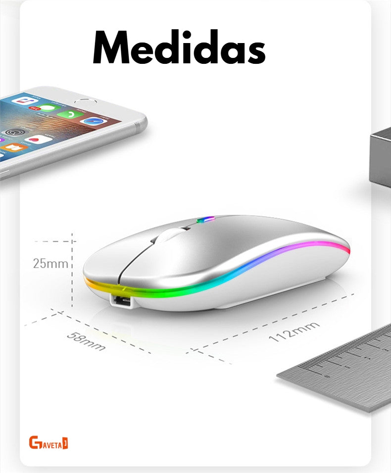 Rato LumiSilent - LED Wireless & USB