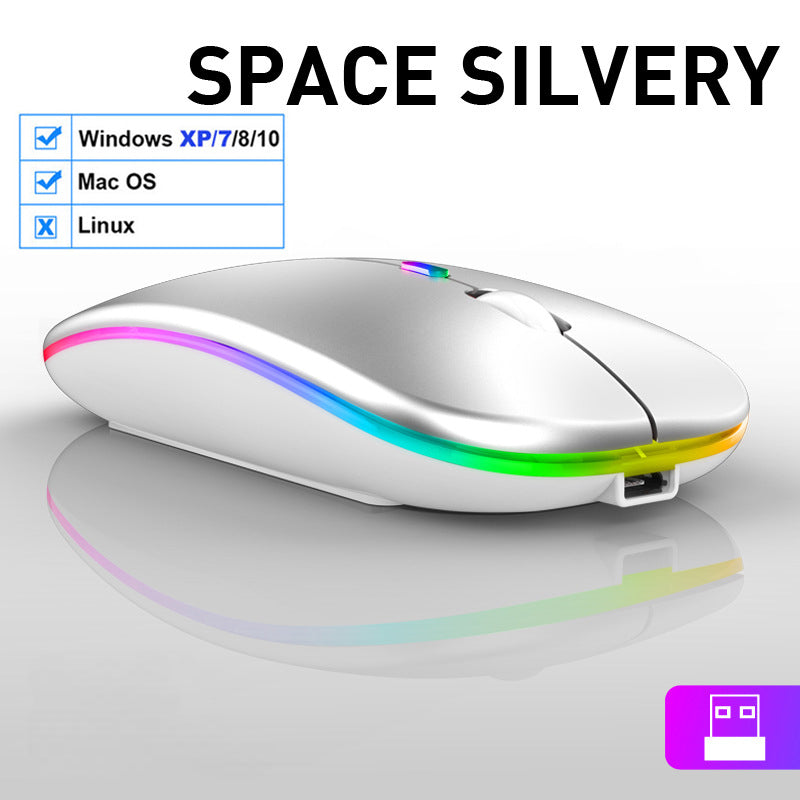 Rato LumiSilent - LED Wireless & USB