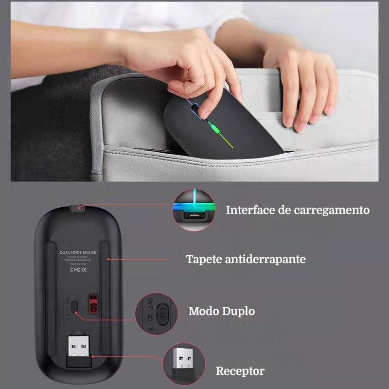 Rato LumiSilent - LED Wireless & USB
