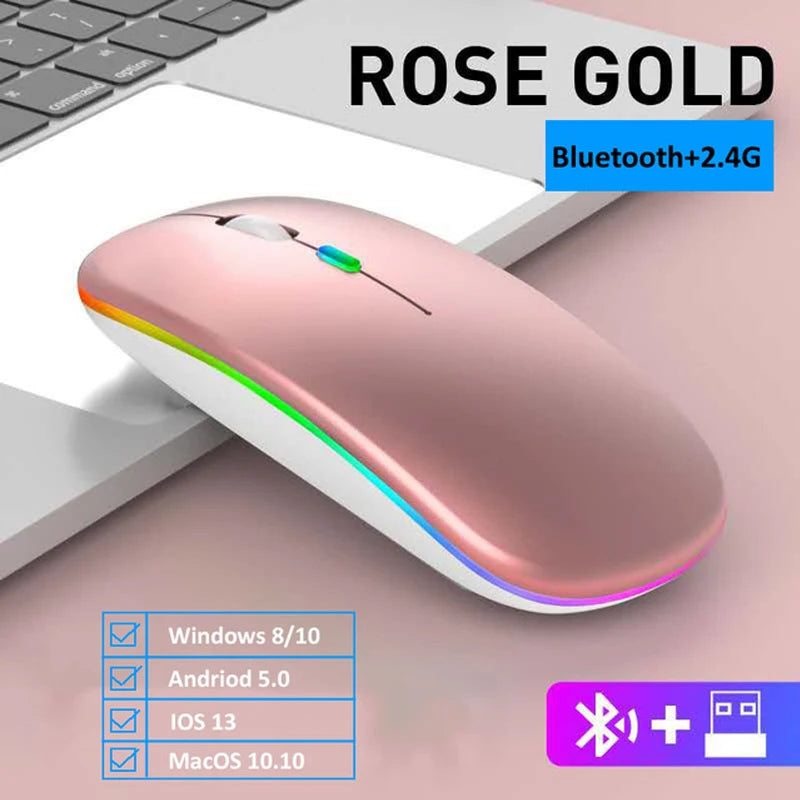 Rato LumiSilent - LED Wireless & USB