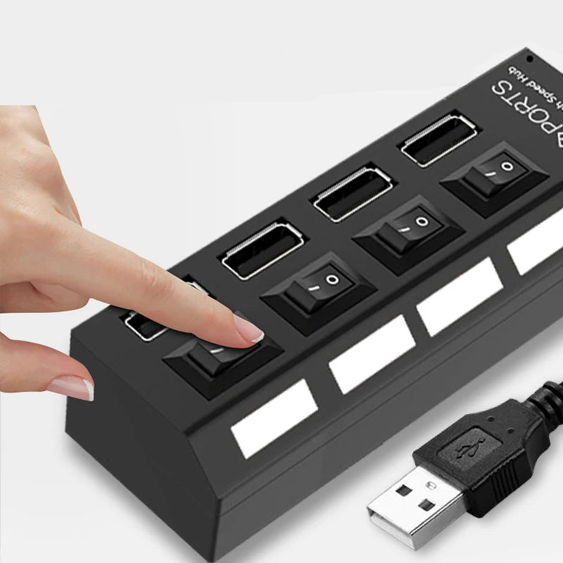 Expansor USB 2.0 com LED