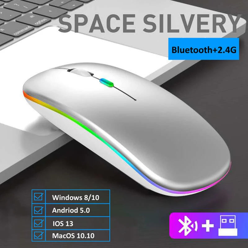 Rato LumiSilent - LED Wireless & USB