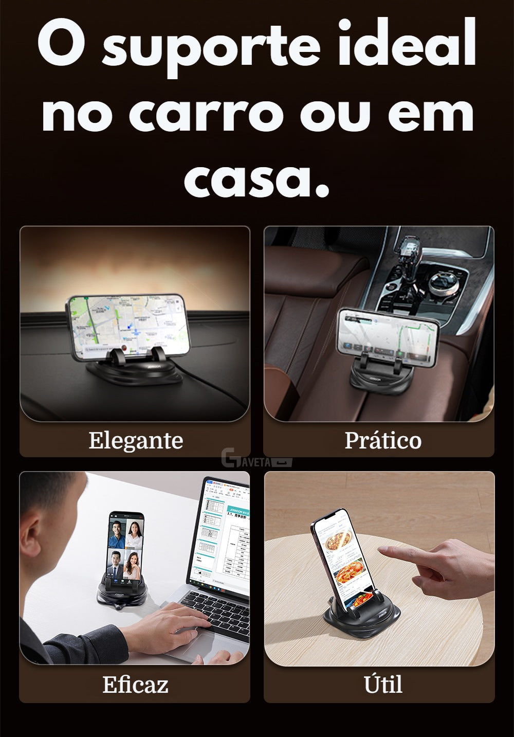 Suporte de Telemóvel para carro DriveMount