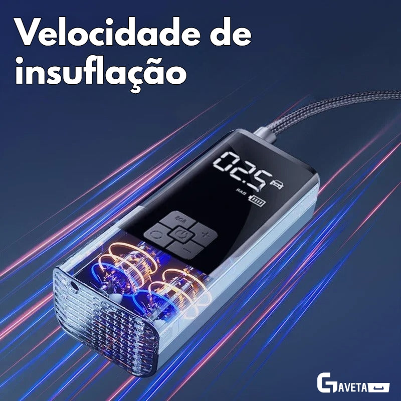 Bomba de Ar - Mini Compressor AirBoost