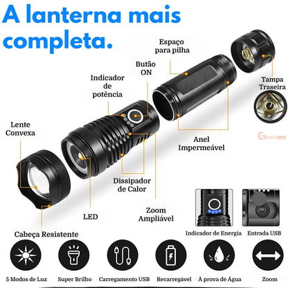 Lanterna de Alta Potência Max Blaze