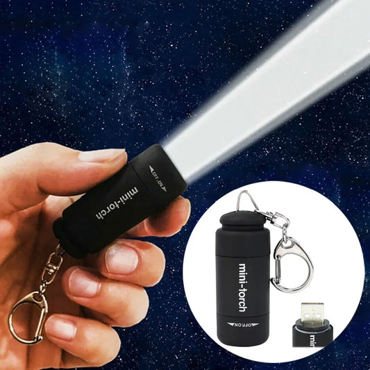 Mini Lanterna LED USB Recarregável