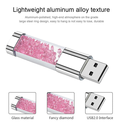 Pen Drive Crystal LED Light