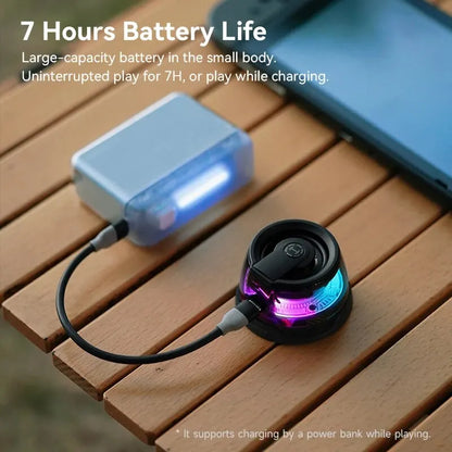 Coluna Bluetooth Edifier com Iluminação RGB e Suporte para Telemóvel