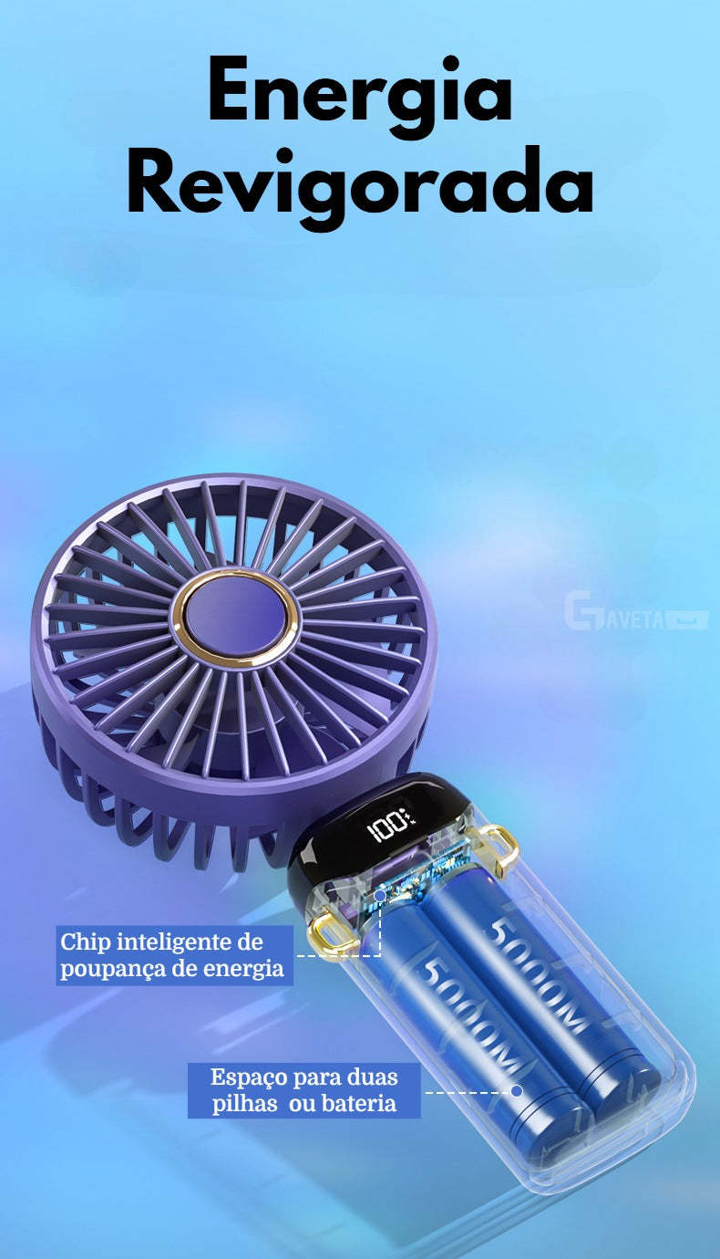 Ventoinha Portátil Fresh Grip
